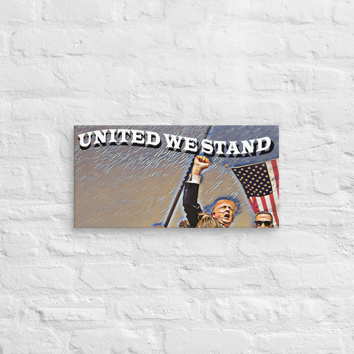 -United We Stand | Custom Painted Print Canvas