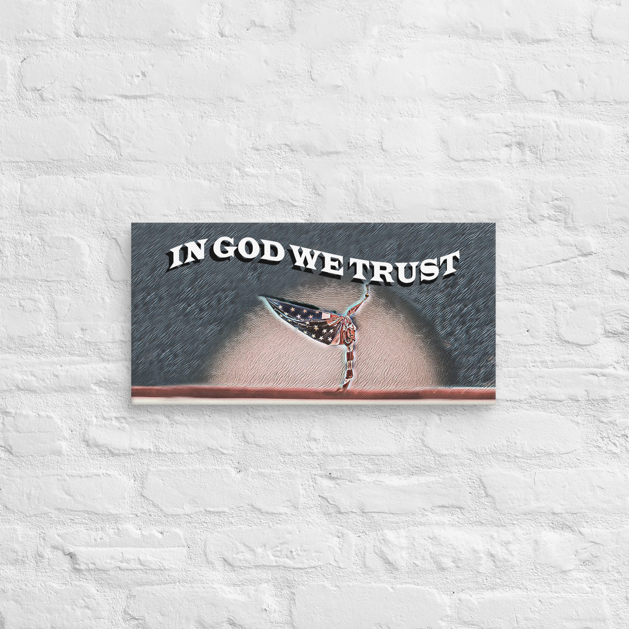 -In God We Trust | Custom Painted Print Canvas