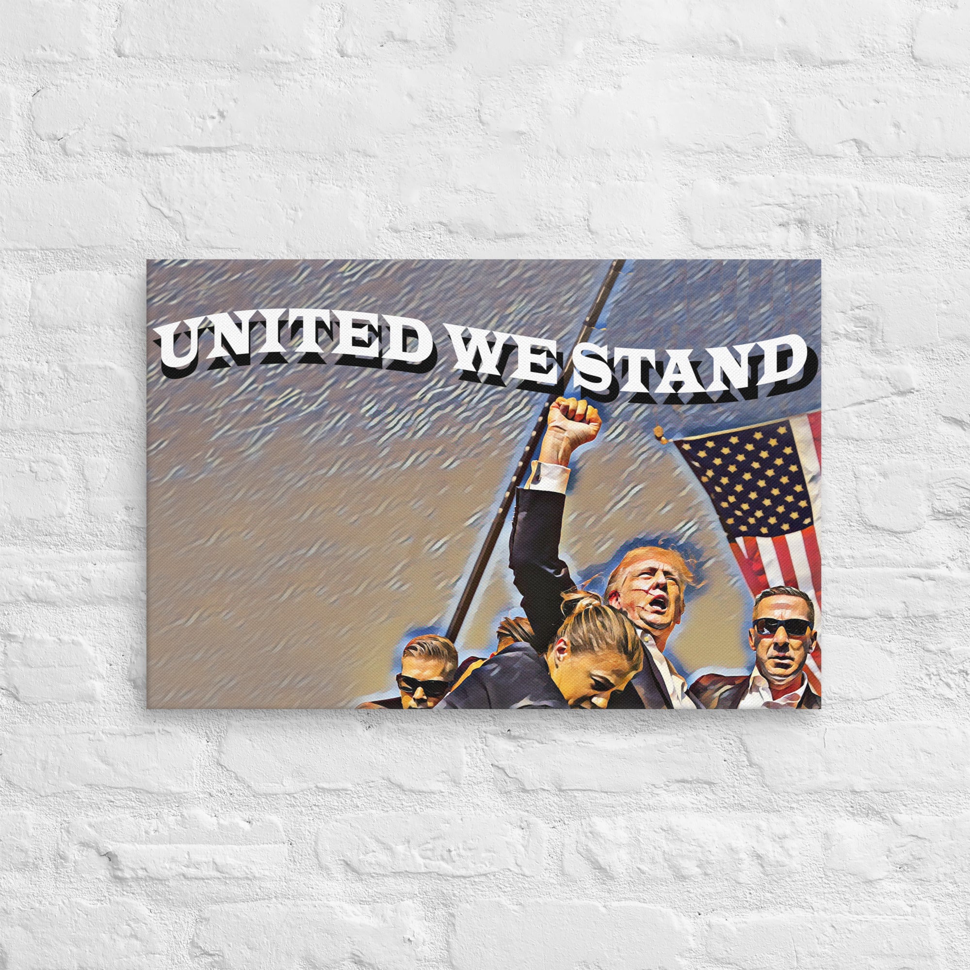 -United We Stand | Custom Painted Print Canvas