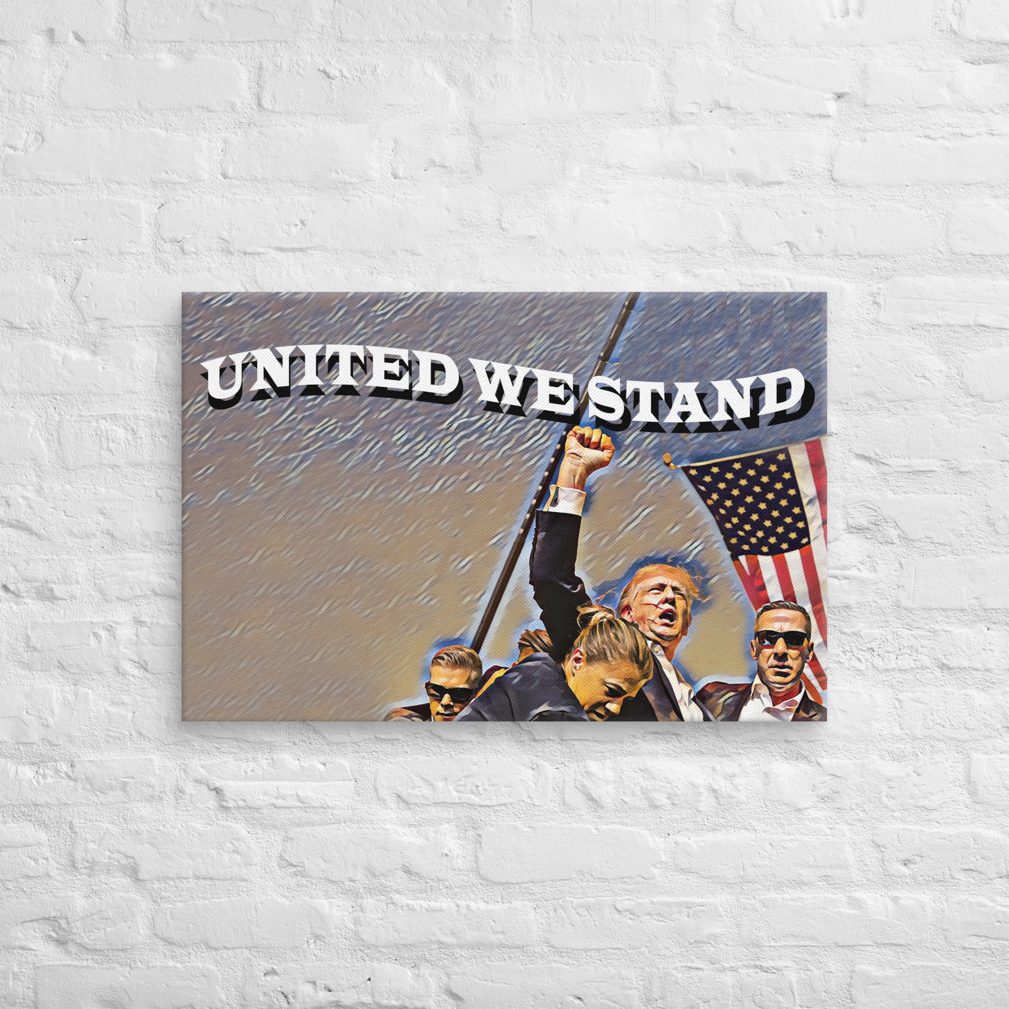 -United We Stand | Custom Painted Print Canvas