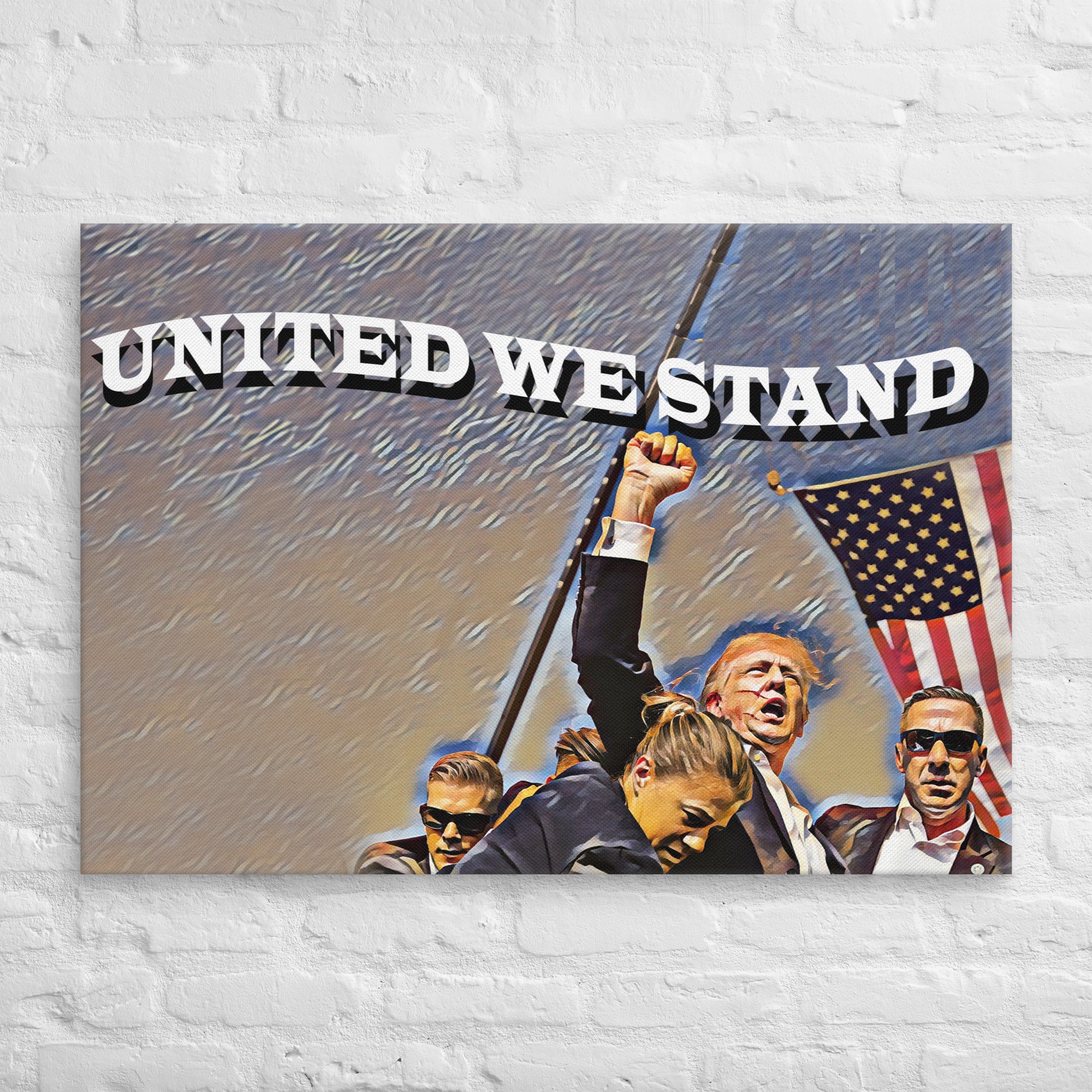 -United We Stand | Custom Painted Print Canvas