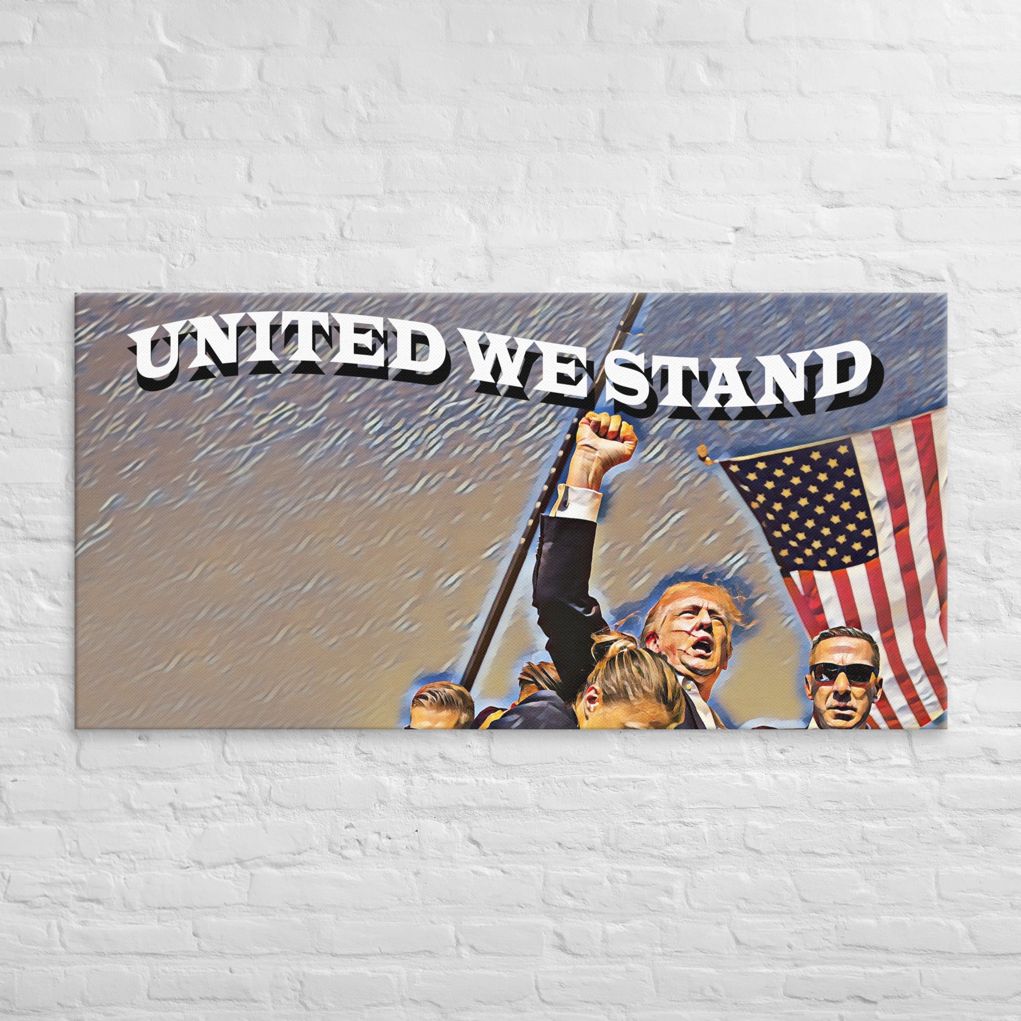 -United We Stand | Custom Painted Print Canvas