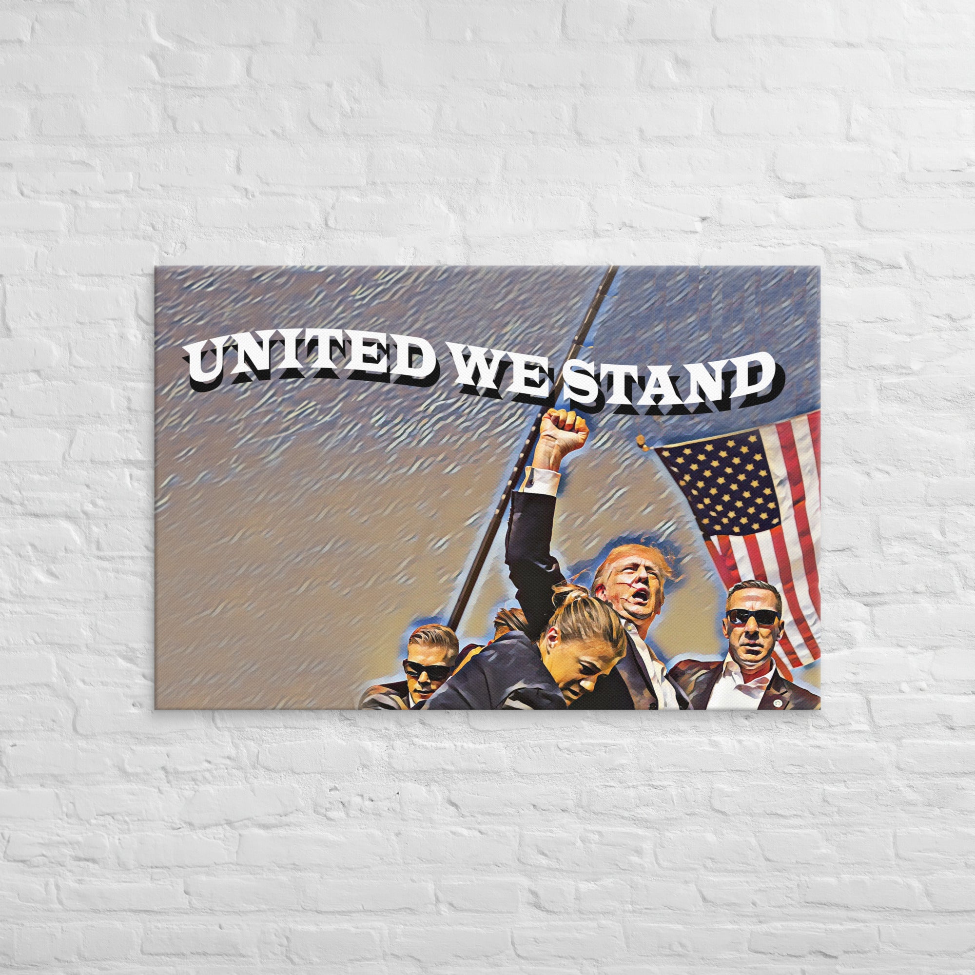 -United We Stand | Custom Painted Print Canvas