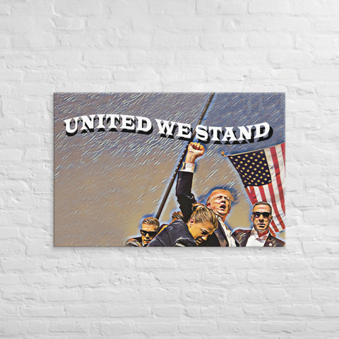 -United We Stand | Custom Painted Print Canvas