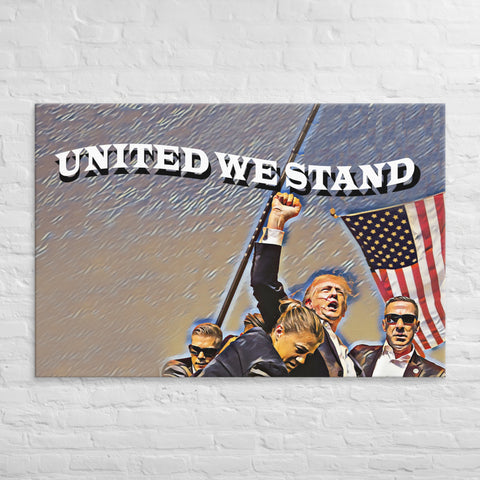 -United We Stand | Custom Painted Print Canvas