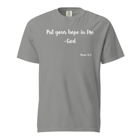 -Hosea 12:6 | T-Shirt (White Letters)