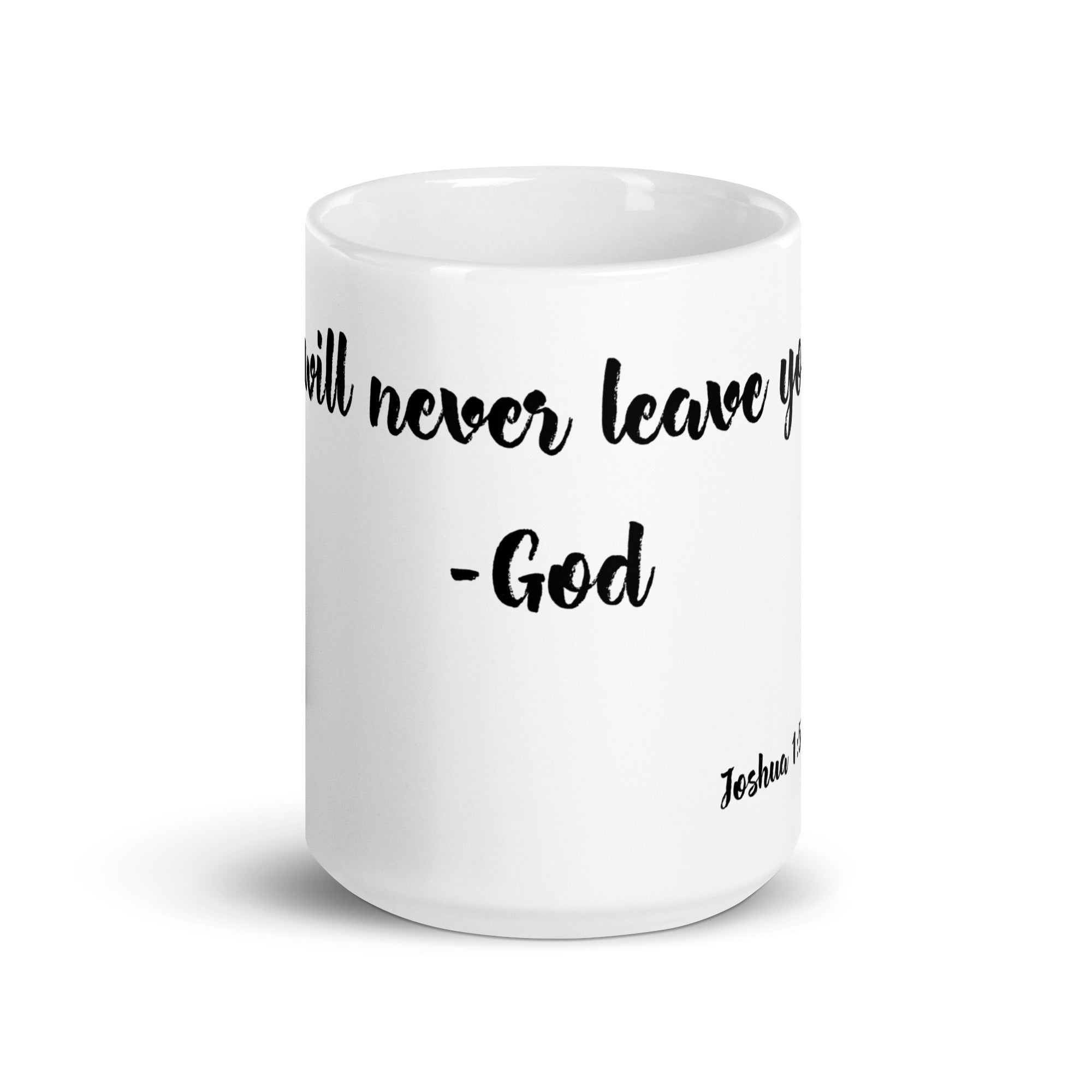 -Joshua 1:5 | White Mug