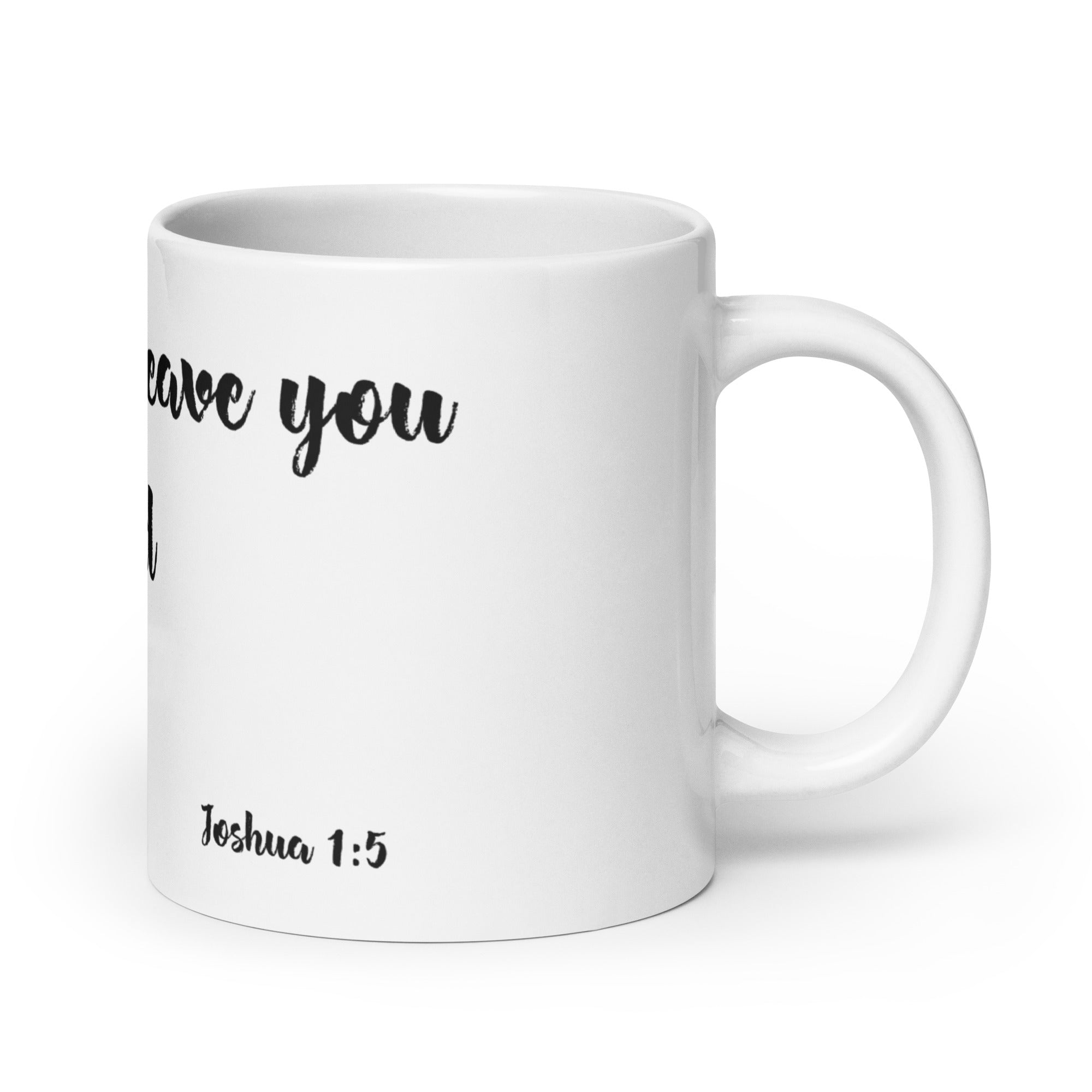 -Joshua 1:5 | White Mug